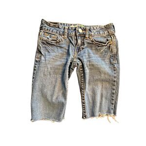Aeropostale Shorts Women 00 Distressed Low Rise Stretch Junior (W26 L10)